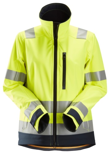 AllroundWork - Varselsoftshelljacka, Klass 2/3 (dam) i gruppen Jackor / Jackor  hos Solideq.fi (SW-1237-R)