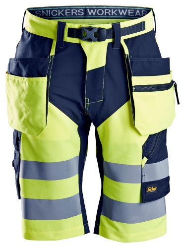 FlexiWork - Varselshorts+ med hlsterfickor, Klass 1 (herr) i gruppen Byxor / Shorts & Piratbyxor hos Solideq AB (SW-6933-R)