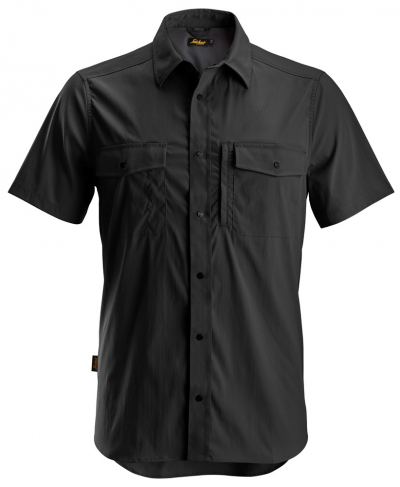 LiteWork - Fukttransporterande kort�rmad skjorta (herr) i gruppen �verdelar / Skjortor hos Stegproffsen (SW-8520-R)