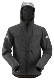 Huvjacka SoftShell AW Svart Stl: L