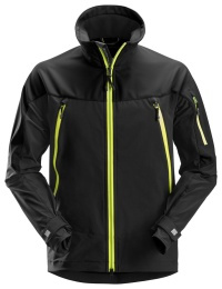 Jacka SoftShell FW Svart/Neongult Stl: XS