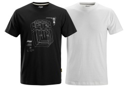 T-Shirt  Print 2-pack Svart/Vit Stl: XS