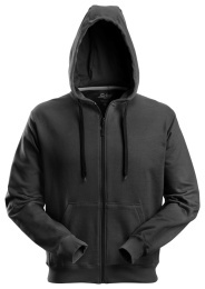 Tr�ja Hoodie Zip Svart Stl: XS