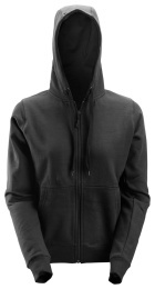 Tr�ja Hoodie Zip Dam Svart Stl: L