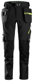 Byxa+HF Softshell FW Svart/Neongult Stl: 048