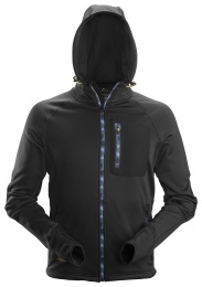 Hoodie Stretch Fleece FW Svart Stl: XXL