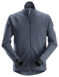 Jacka mellanlager Ull AW M�rkbl� melerad Stl L