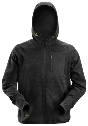 Hoodie Fleece  FW Svart Stl: XS